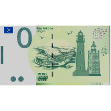 0 Euro biljet Kap Arkona Rügen